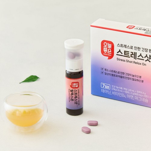 오늘좋은 스트레스샷 릴렉스온 (20ML*7병)