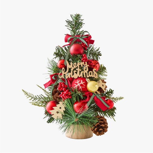 테이블 트리 (레드/골드) (30CM)
