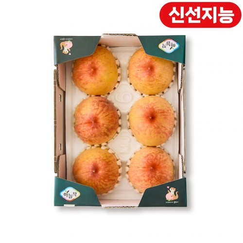  [농할할인가 10,960원]  GAP 충주 하늘작 복숭아 (4-8입/박스)