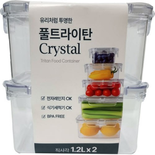 셰프웨어 풀트라이탄 크리스탈 1.2L (2P기획)