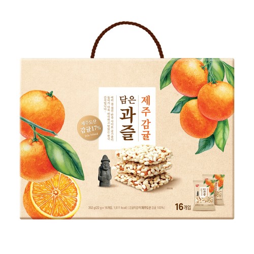 [추석 선물세트 사전예약] 제주 감귤 담은 과즐 (22G*16입)