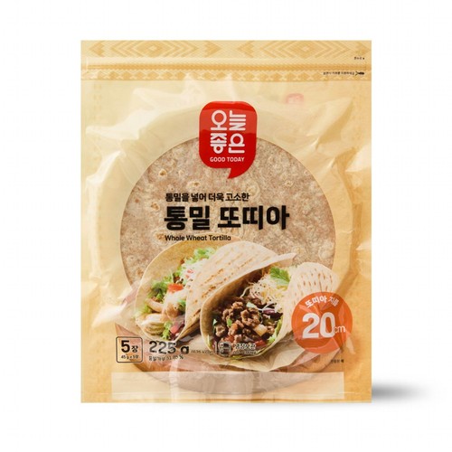 오늘좋은 통밀 또띠아 (225G)