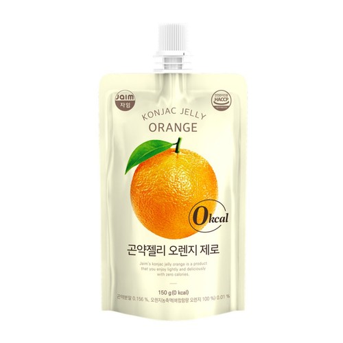 자임 곤약젤리 제로 오렌지 (150G)