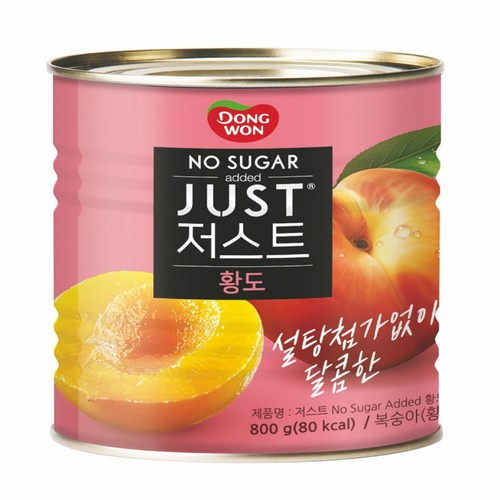 동원 저스트 노슈가 황도 (800G)