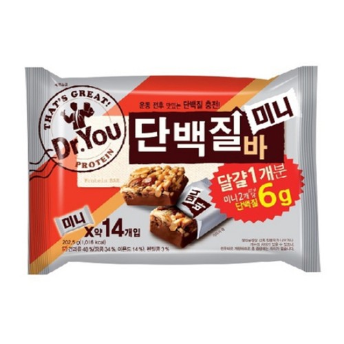 오리온 닥터유 단백질바 미니 (202G)