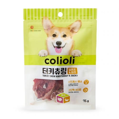 콜리올리 터키츄링(칠면조&오리) (75G)