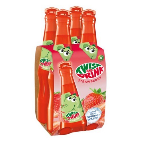 트위스트 앤 드링크 딸기 (200ML*4입)