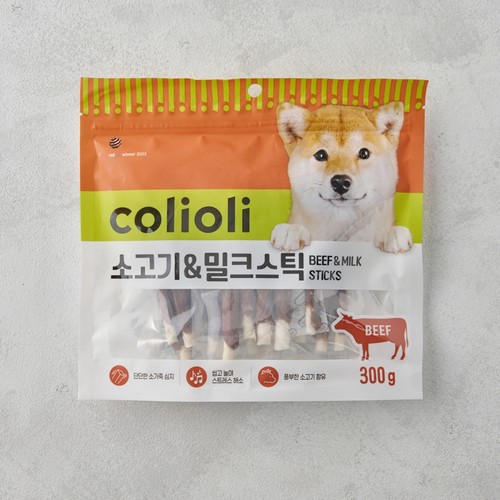 콜리올리 소고기 & 밀크스틱 (300G)