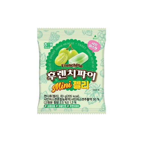  해태제과 후렌치파이 미니젤리 샤인 (63G)
