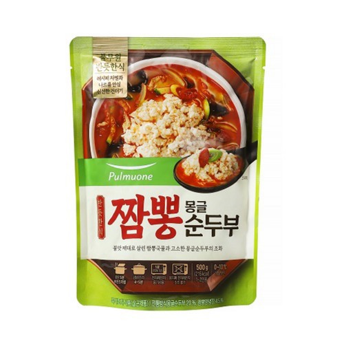 풀무원 반듯한식 짬뽕 몽글 순두부 (500G)