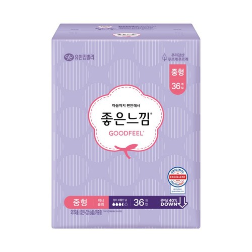  좋은느낌 오리지널 슬날 중형 (36개)