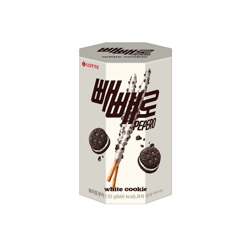롯데 빼빼로 화이트쿠키 (132G)