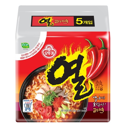 오뚜기 열라면 (120G*5)