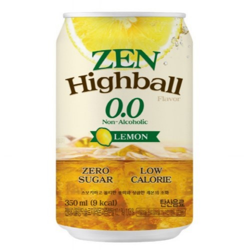 티젠 젠하이볼향 0.0 레몬 (350ML)