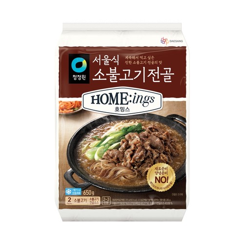 청정원 호밍스 서울식 소불고기전골 (650G)