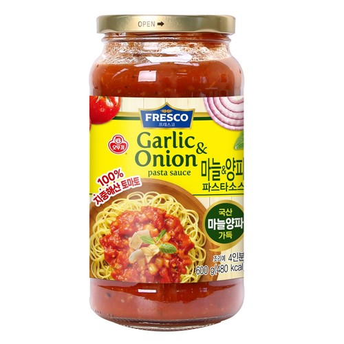 오뚜기 마늘&양파 파스타소스 (600G)
