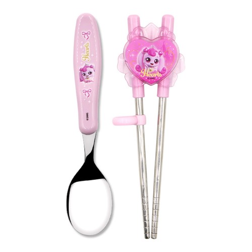 캐치티니핑 스푼양손교정젓가락(하츄핑)