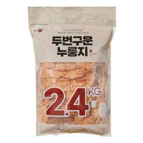 두번 구운 누룽지 (2.4KG)