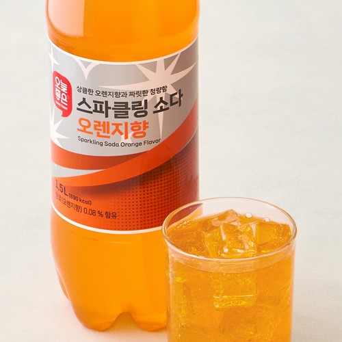 오늘좋은 스파클링소다 오렌지향 (1.5L)