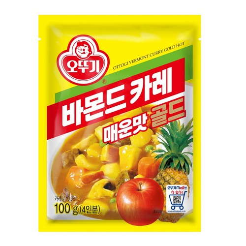 오뚜기 바몬드카레 골드 매운맛 (100G)
