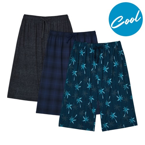 CHARCOAL/XXL 오늘좋은 남성 접촉냉감 6부바지