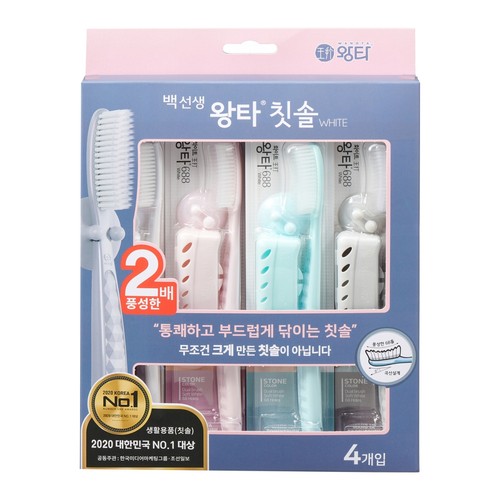 백선생 왕타칫솔 (4입)