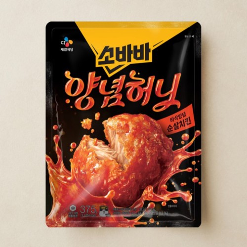 CJ 고메 소바바치킨 양념순살 (375G)