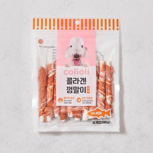 콜리올리 콜라겐 껌말이 (연어) (100G)