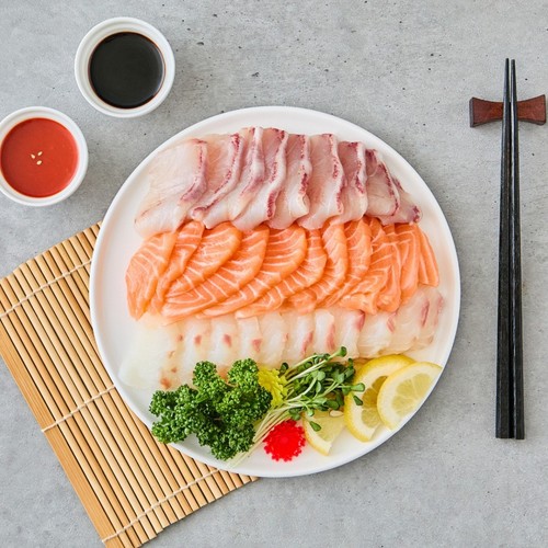 광어 연어 점성어 모둠회 (300G)