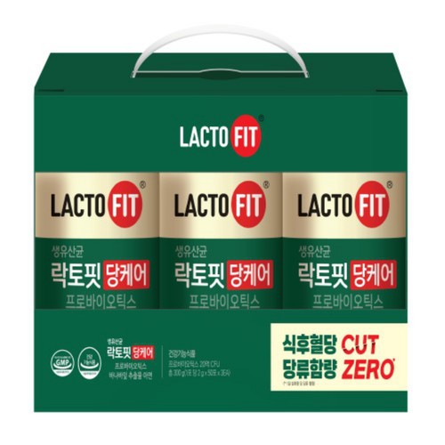 [추석 선물세트 사전예약] 락토핏 당케어 선물세트 (2G*50포*3입)
