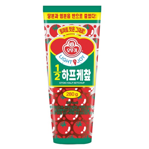 오뚜기 LIGHT&JOY 1/2 하프 케찹 (280G)