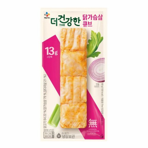 CJ 더건강한 닭가슴살 한입 큐브 (80G)