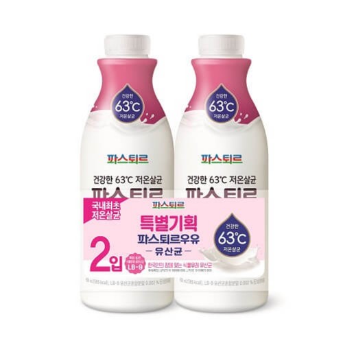파스퇴르 파스퇴르우유 유산균 (900ML*2입)