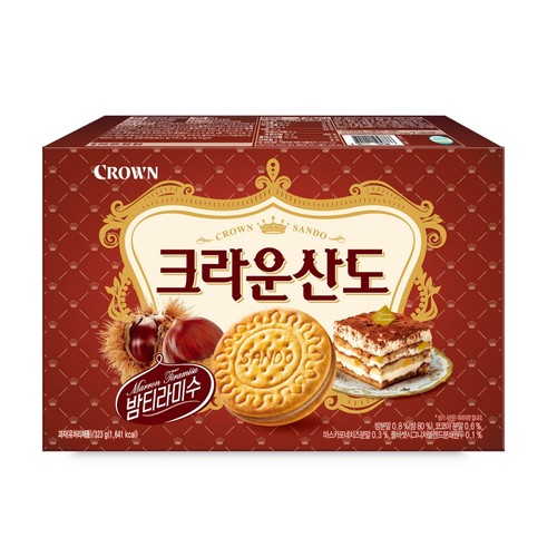 크라운 크라운산도 밤티라미수 (323G)