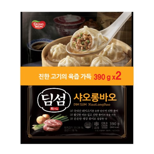 동원 딤섬 샤오롱바오 (390G*2입)