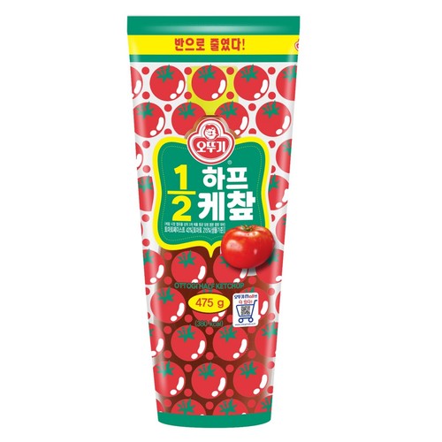 오뚜기 LIGHT&JOY 1/2 하프 케찹 (475G)