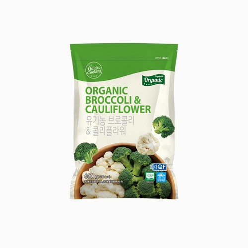냉동 유기농 브로콜리&콜리플라워 (600G)
