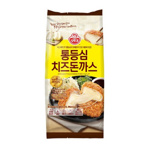 오뚜기 통모짜렐라 치즈돈까스 (420G)