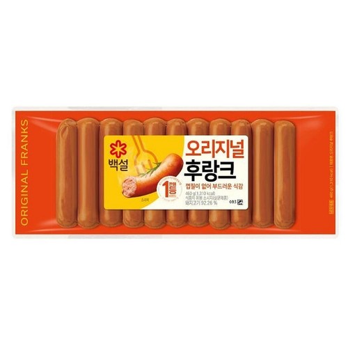 CJ 백설 오리지널 후랑크 (460G)