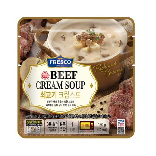 오뚜기 프레스코 쇠고기크림스프 (180G)