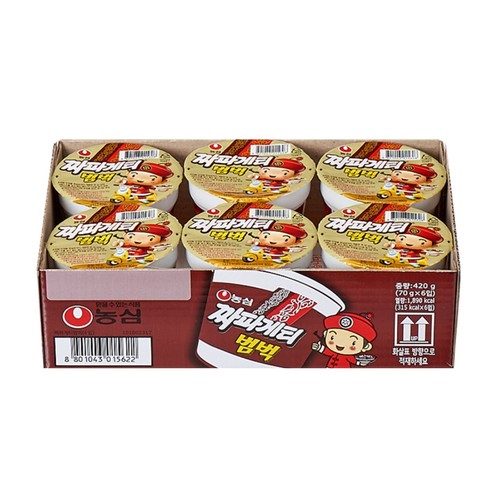 농심 짜파게티 범벅 (70g*6)