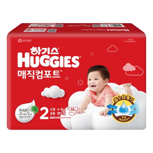 2024 하기스 매직컴포트 밴드(소형) (58개)