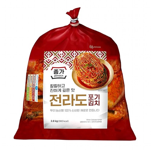 대상 종가 전라도 포기김치 (2.8KG)