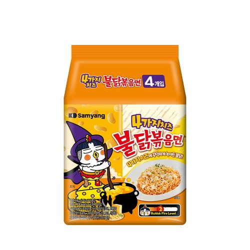  삼양 4가지치즈불닭볶음면 (145G*4)