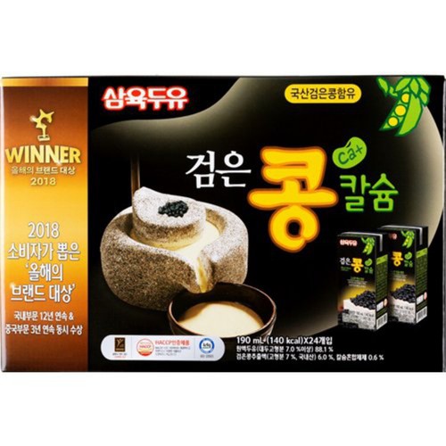 삼육 검은콩 칼슘두유 (190ML*24입)