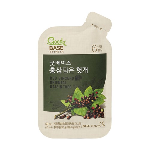 (S) 굿베이스 홍삼담은 자연헛개 (50ML*30입)