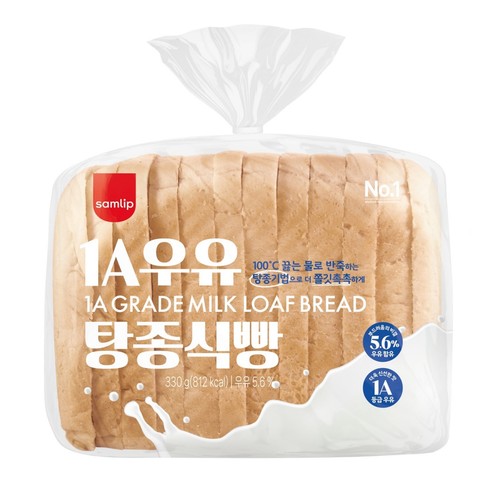 삼립 1A우유 탕종식빵 (330G)