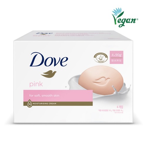 도브 비누 (핑크) (90G*4입)