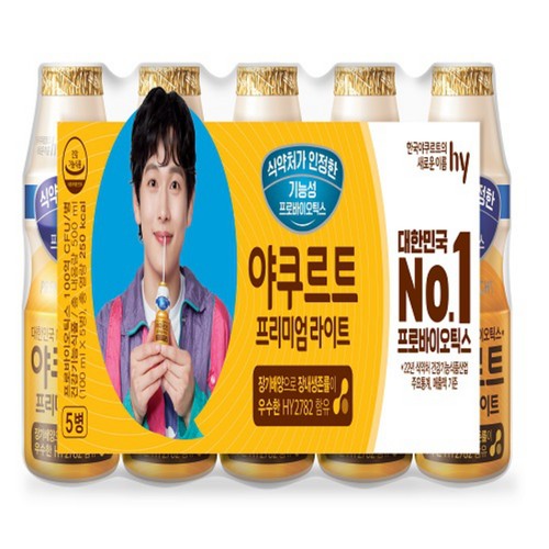 hy 야쿠르트 프리미엄 라이트 (100ML*5입)