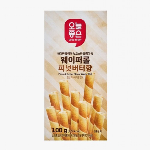 오늘좋은 웨이퍼롤 피넛버터향 (100G)